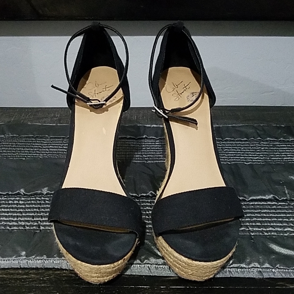 ESPADRILLE WEDGES Sandals COLIN STUART Beach Resort Summer Vacay Casual - Picture 2 of 8